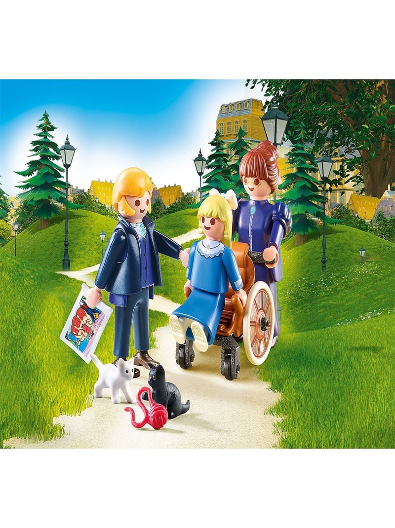 Clara avec son père et Mlle Rottenmeier N/A - Kiabi