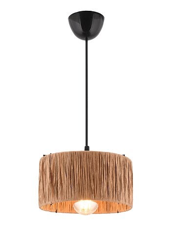 CLARISSE Suspension filaire en raphia et métal