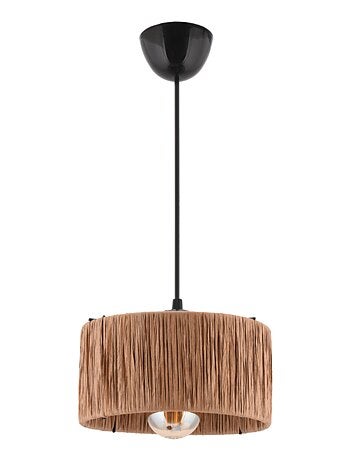 CLARISSE Suspension filaire en raphia et métal