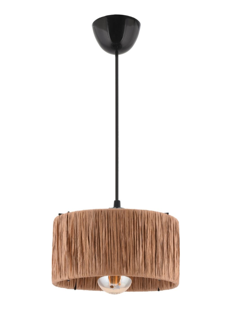 CLARISSE Suspension filaire en raphia et métal Beige - Kiabi
