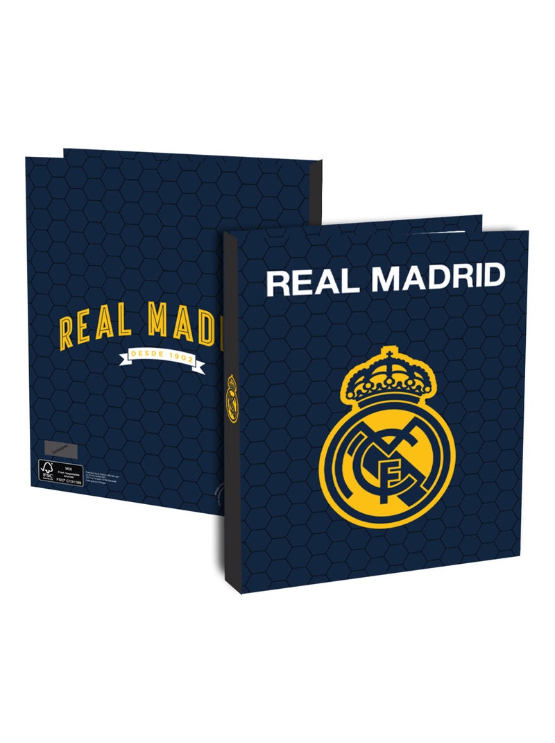 Classeur scolaire A4 Real - Collection officielle Real Madrid Multicolore - Kiabi