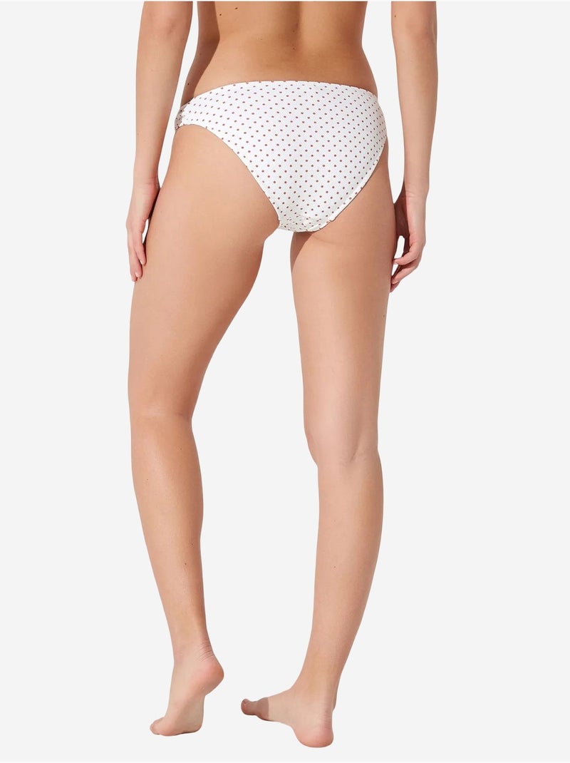 Claudia bas de bikini côté penti Blanc cassé - Kiabi