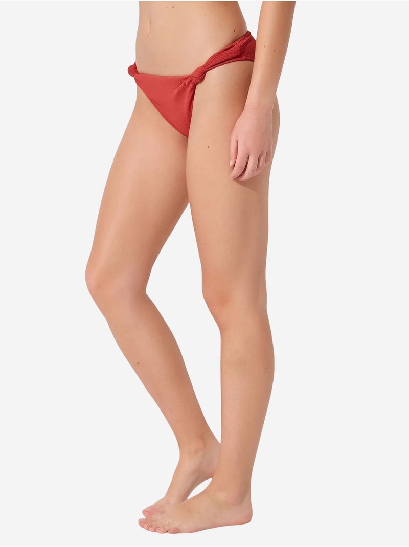 Claudia bas de bikini côté penti Terracotta - Kiabi