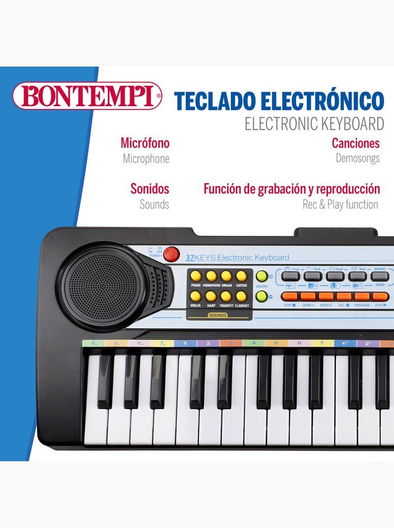 Clavier de piano électronique avec micro 37 touches pour enfants bontempi N/A - Kiabi