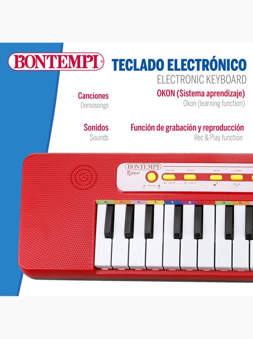 Clavier électronique 32 touches pour enfants bontempi - Kiabi