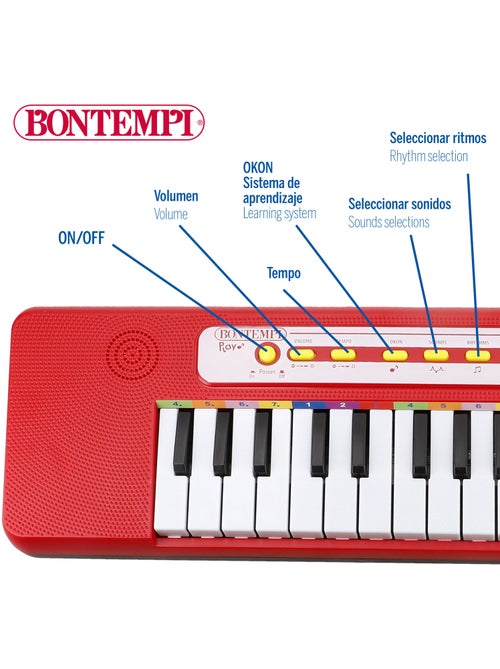 Clavier électronique 32 touches pour enfants bontempi - Kiabi
