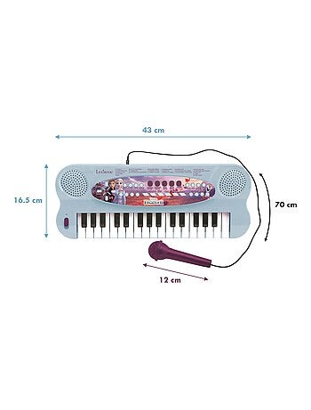 Mini piano à queue électronique avec micro, 31 touches lumineuses