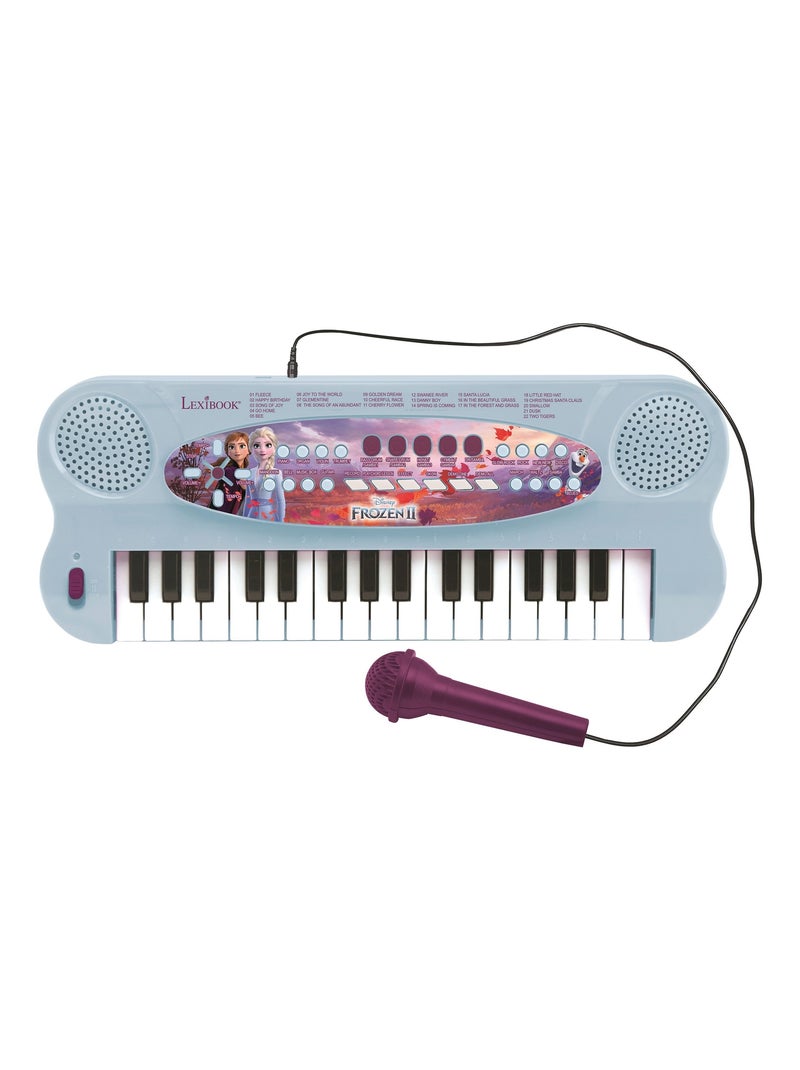 Clavier Électronique Musical avec Micro Reine des Neiges Bleu - Kiabi