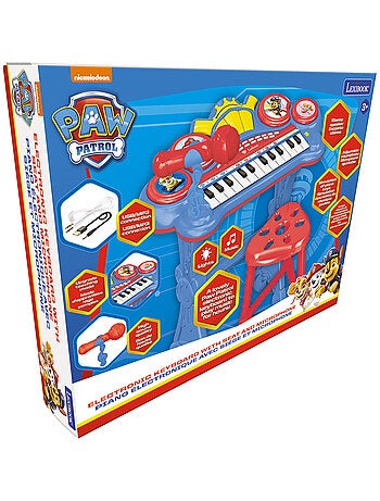 Clavier Électronique Pat’patrouille avec siège et microphone