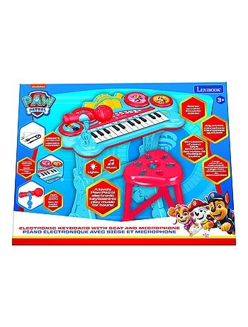 Clavier Électronique Pat’patrouille avec siège et microphone