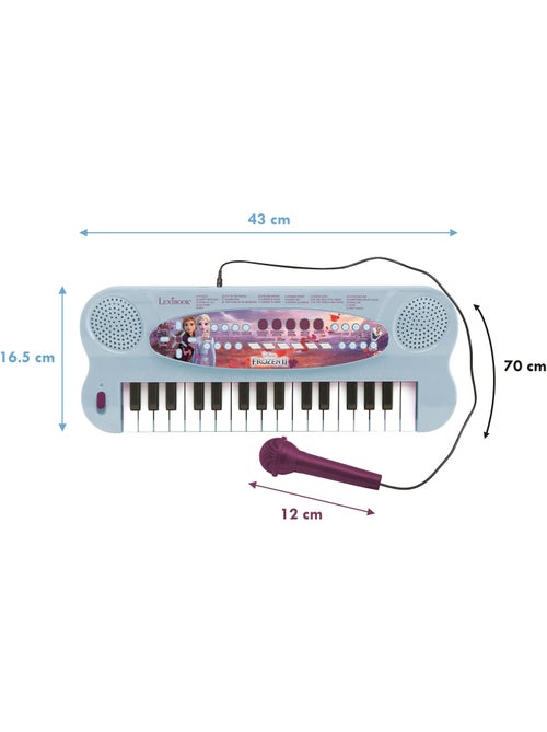 Clavier ?lectronique Musical avec Micro Reine des Neiges - Kiabi