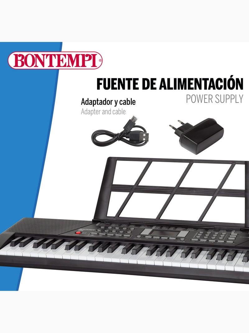 Clavier numérique avec clavier 61 touches bontempi N/A - Kiabi