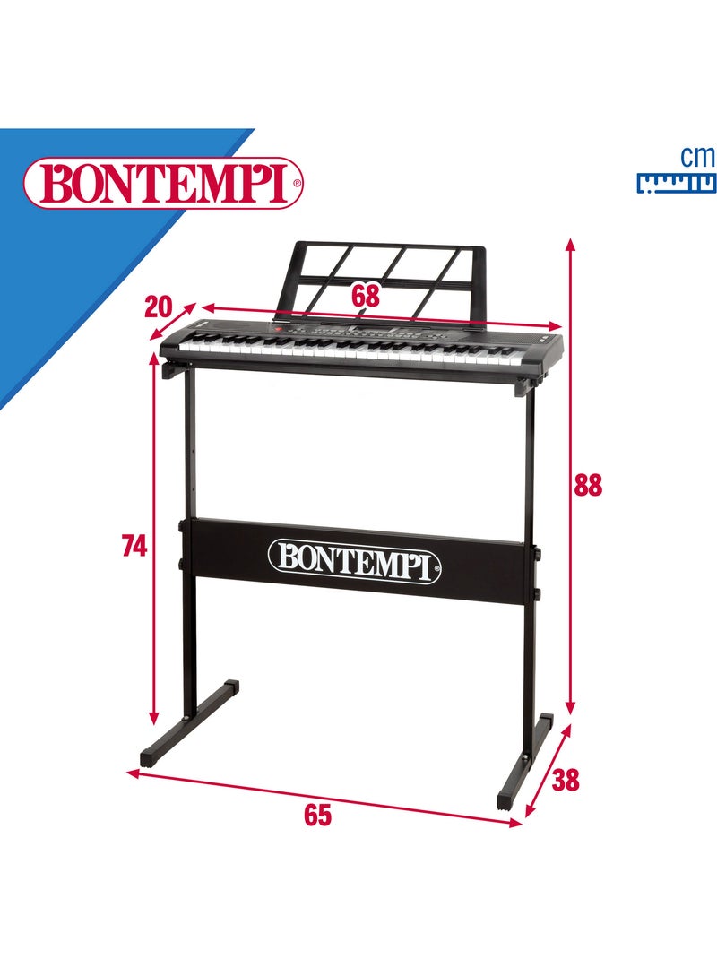 Clavier numérique avec clavier et pieds 54 touches bontempi N/A - Kiabi