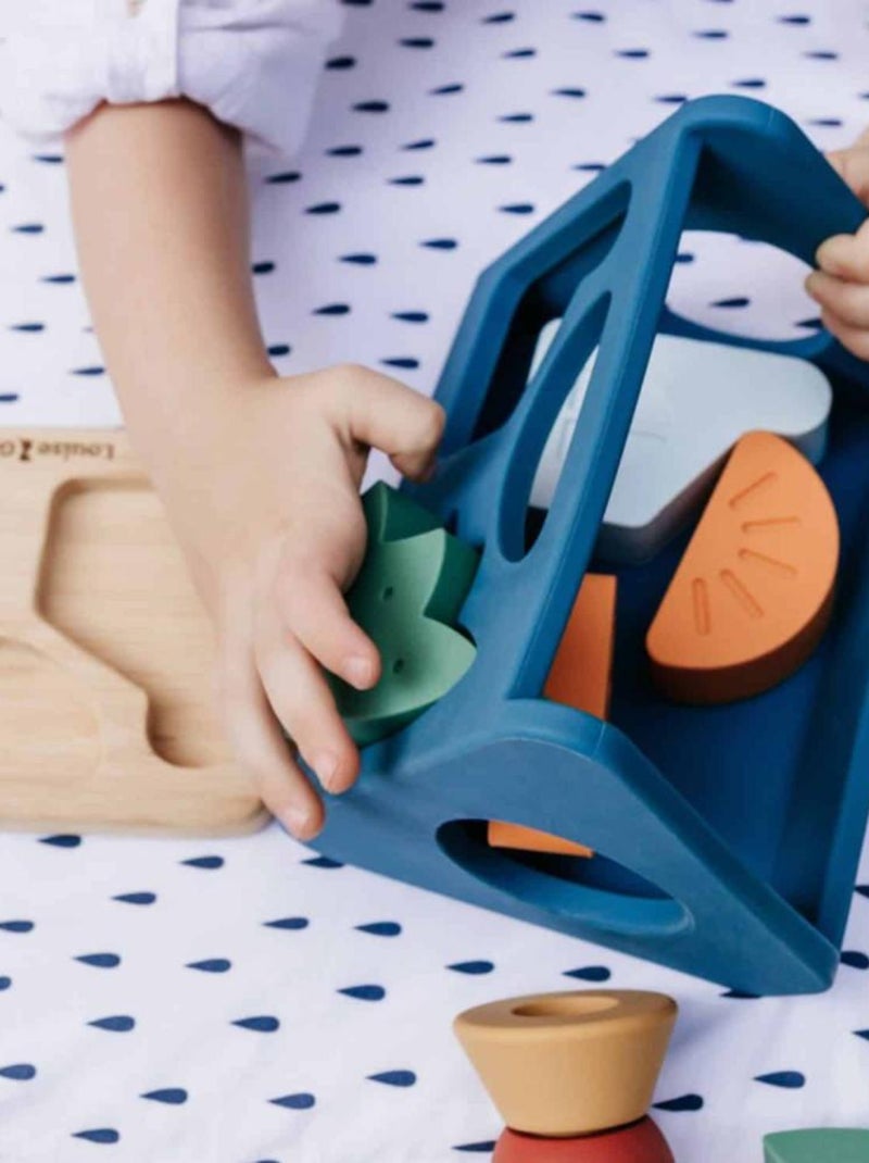 Clémence La boite à formes en Caoutchouc naturel Multicolore - Kiabi