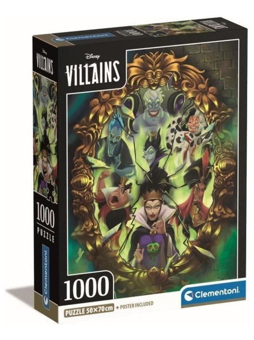 Clementoni - 1000 p Villains - 70 x 50 cm - CLEMENTONI - Kiabi