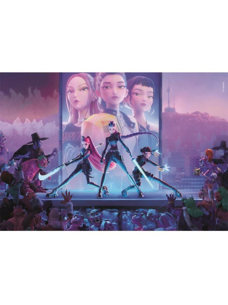 Clementoni - k-pop demon hunters - puzzle 1000 pièces - puzzle adulte - dès 14 ans - netflix N/A - Kiabi