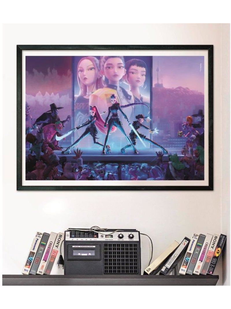Clementoni - k-pop demon hunters - puzzle 1000 pièces - puzzle adulte - dès 14 ans - netflix N/A - Kiabi