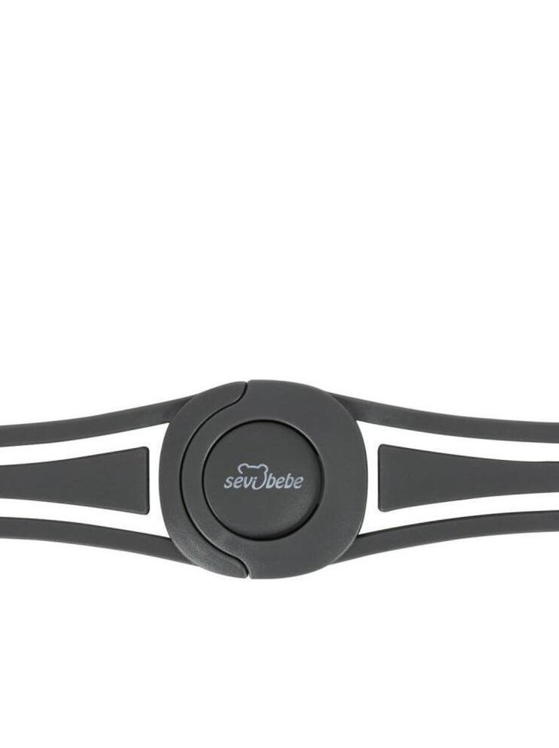 Clip de ceinture pour siège auto et pousette Noir - Kiabi