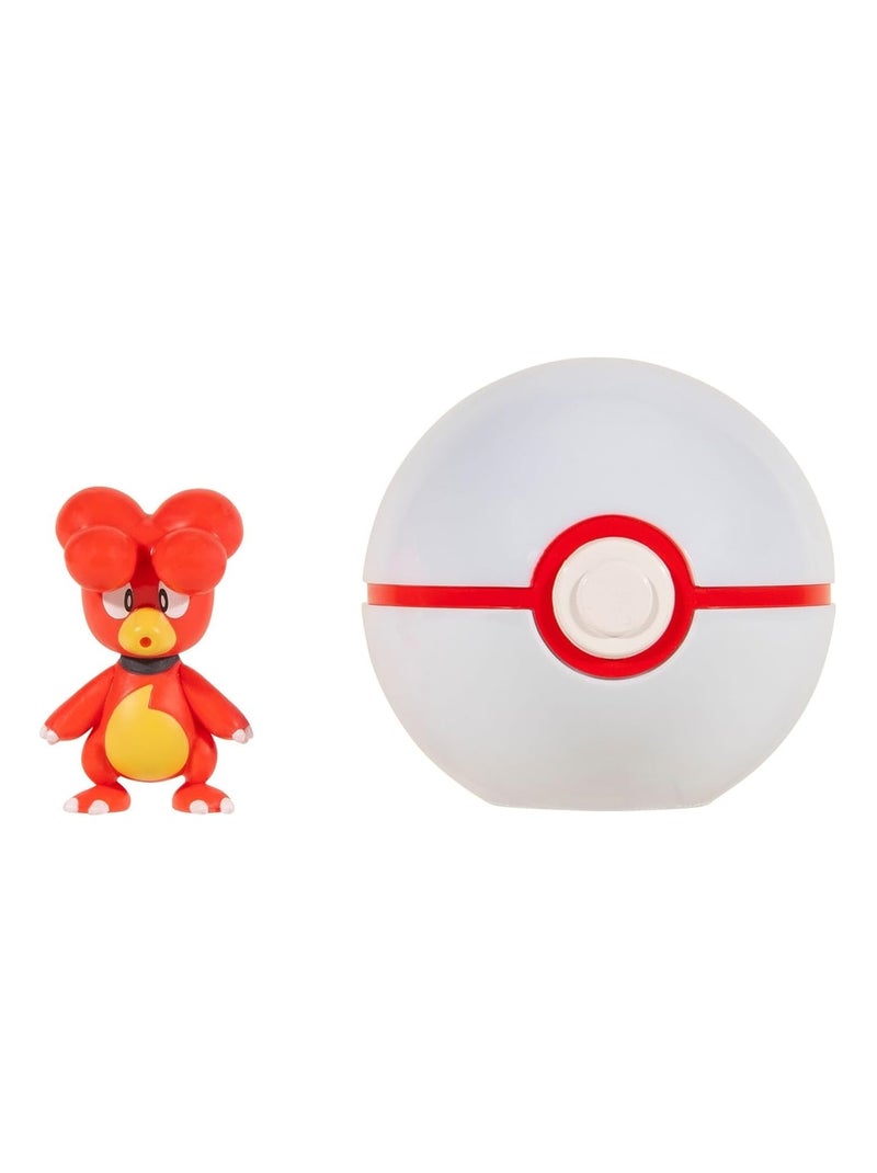 Clip'n'Go - Poké Balls Magby & Poké Ball Rouge - Kiabi