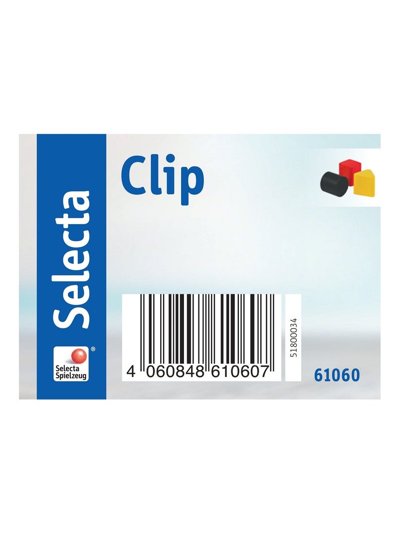 Clips en bois massif 3,5 cm Bleu - Kiabi