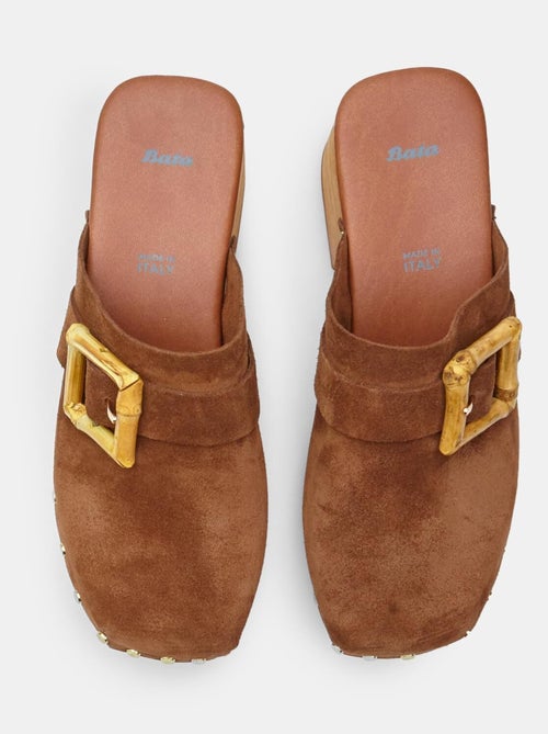 Clogs en daim BATA - Kiabi