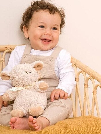 Peluche veilleuse musicale Billy le Lapin