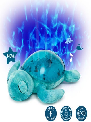 Cloud B - Veilleuse peluche Tranquil Tortue (rechargeable)