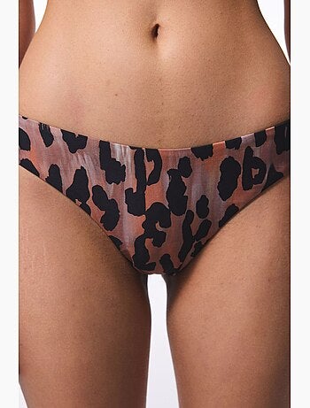 Clove coupe minimaliste imprimé léopard slip de bikini super brésilien penti