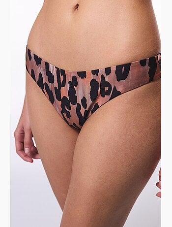Clove coupe minimaliste imprimé léopard slip de bikini super brésilien penti