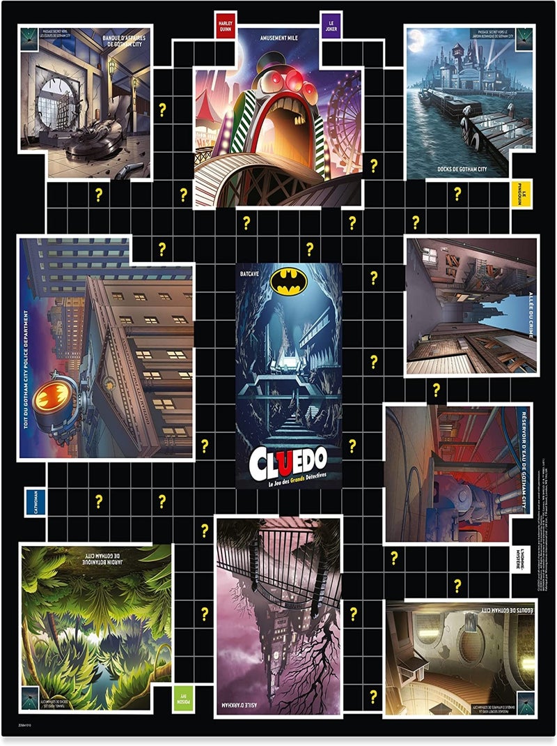 Cluedo Batman - Winning Moves Multicolore - Kiabi