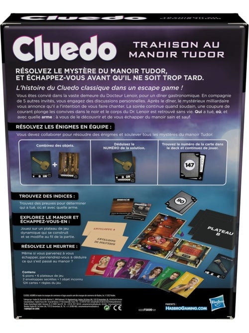 Cluedo Escape Game - Hasbro - Kiabi