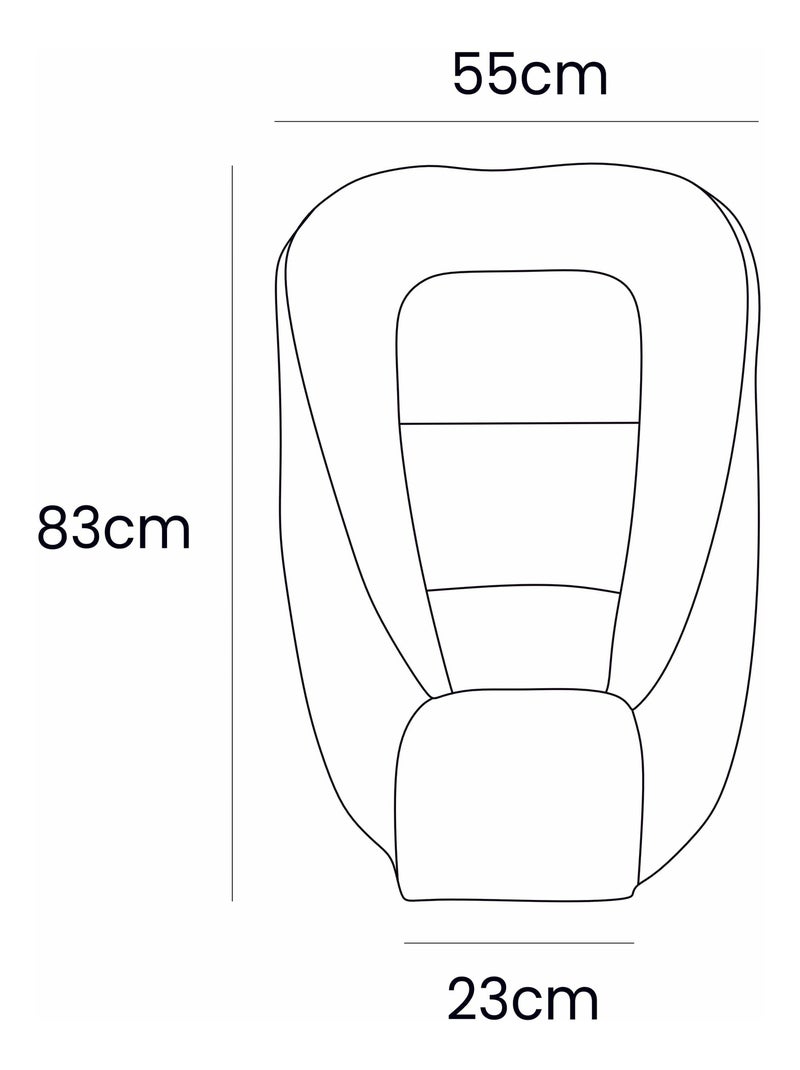 Cocon bébé avec tresse protectrice- aesthetic- VANILLE Beige - Kiabi