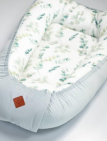 Cocon bébé matelassé - nid réducteur de lit, Eucalyptus SEVIRA KIDS