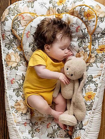 Cocon bébé matelassé - nid réducteur de lit, Néo Vintage SEVIRA KIDS