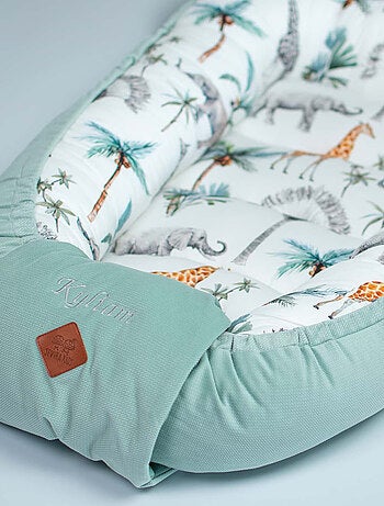 Cocon nid bébé matelassé réducteur de lit, Safari SEVIRA KIDS