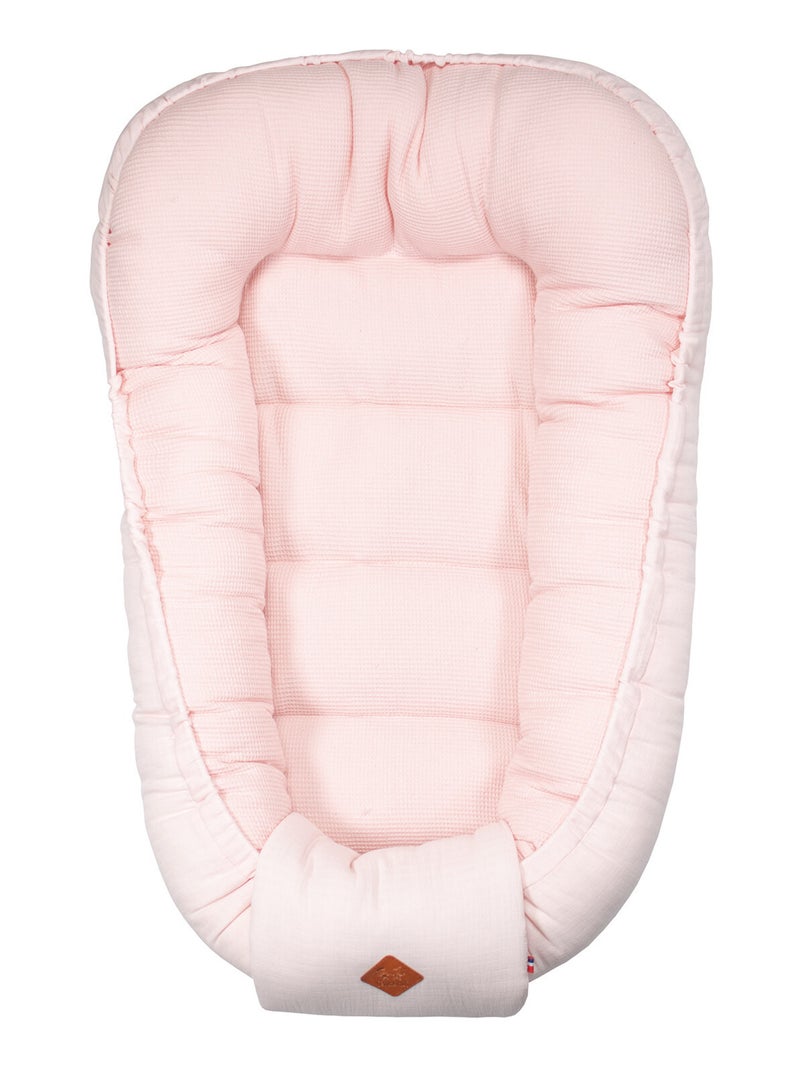 Cocon nid réducteur de lit en coton nid d'abeille SEVIRA KIDS Rose - Kiabi
