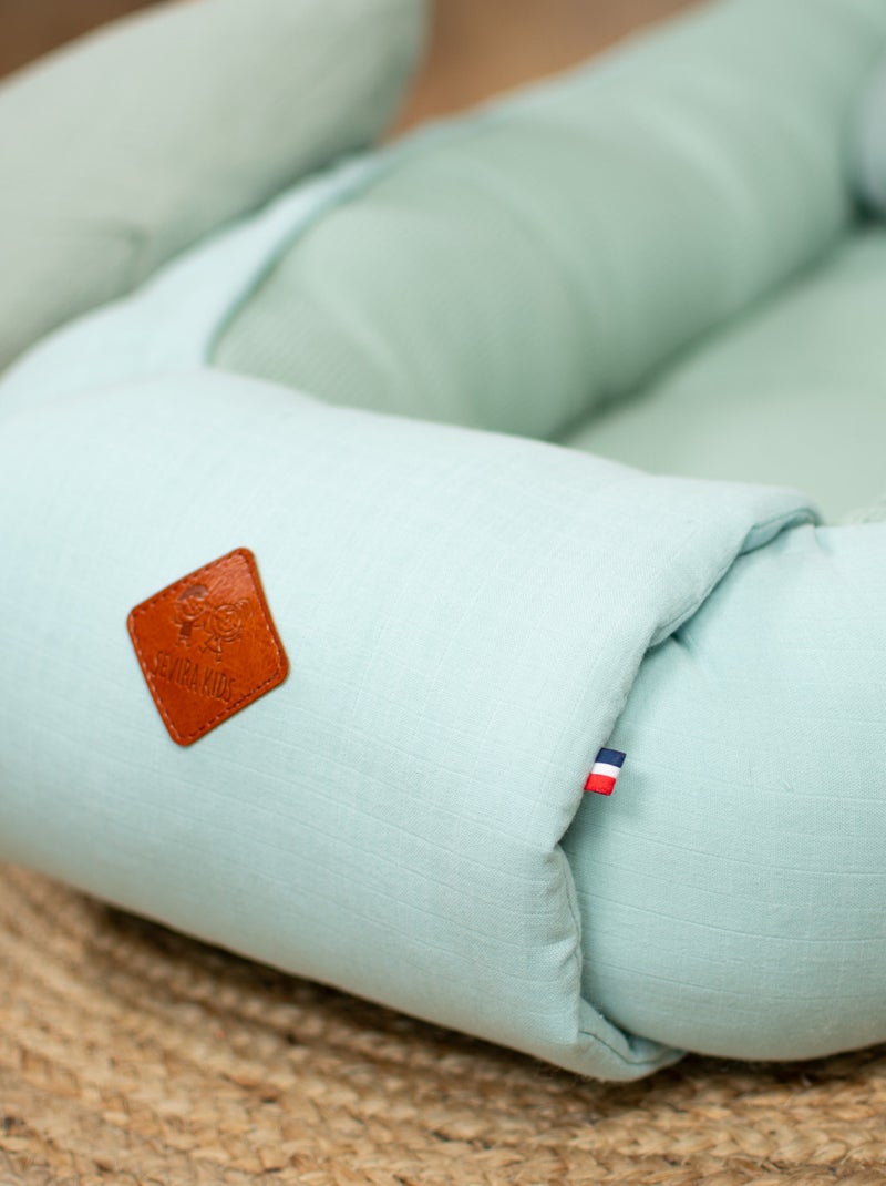 Cocon nid réducteur de lit en coton nid d'abeille SEVIRA KIDS Vert - Kiabi