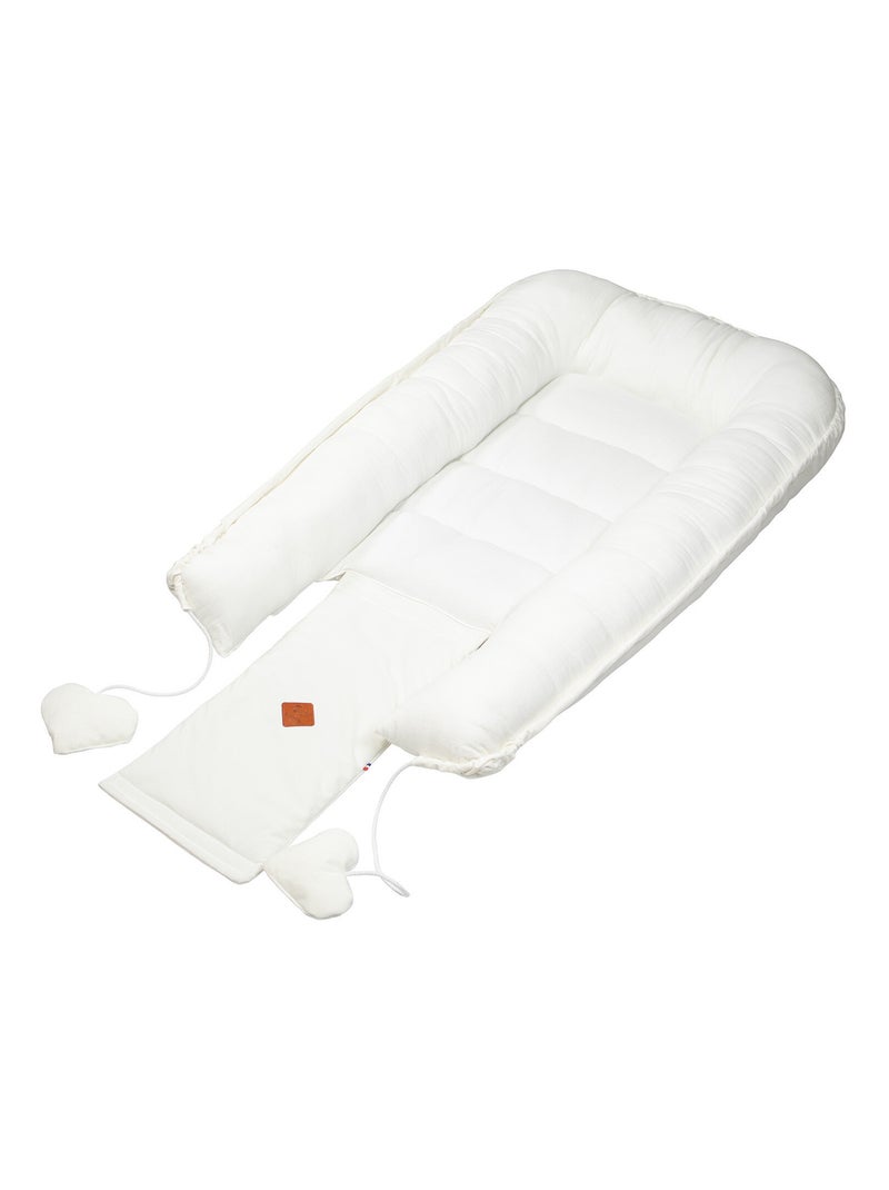 Cocon nid réducteur de lit en gaze de coton SEVIRA KIDS Ecru - Kiabi