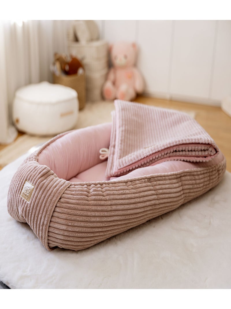 Cocon nid réducteur de lit Rose - Kiabi