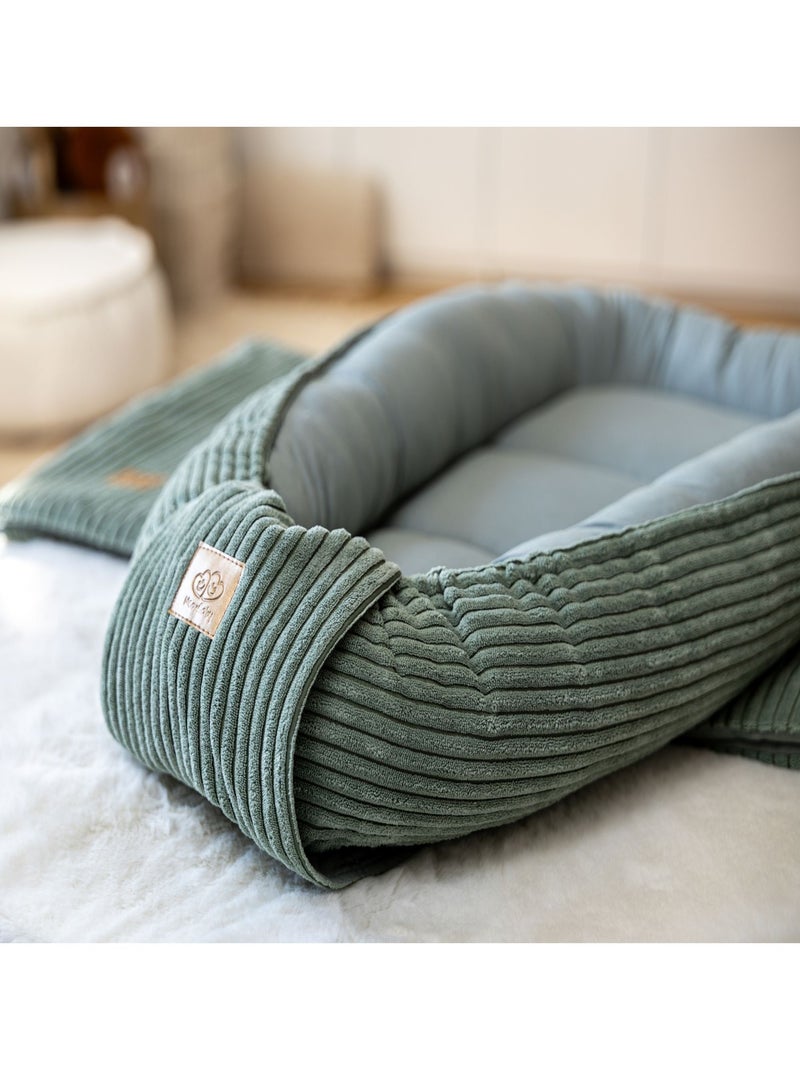 Cocon nid réducteur de lit Vert - Kiabi