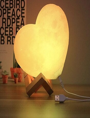 CŒUR - Lampe à poser en forme de cœur - Kiabi