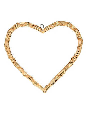 Coeur en osier 30x30 cm - Artemio