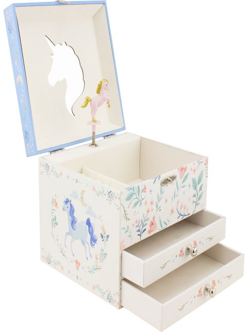 Coffre à bijoux musical Licorne - Kiabi