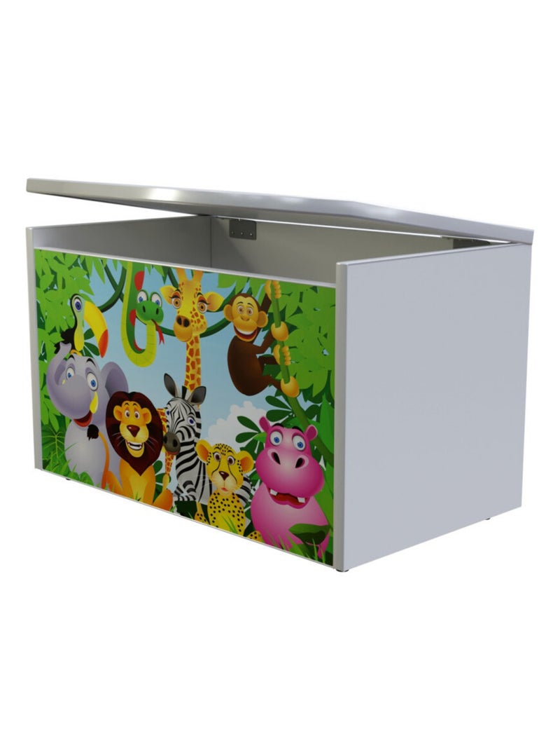 Coffre à jouets - Happy Kitty - Madagascar Multicolore - Kiabi