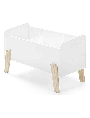 Coffre à jouets 80x39x48 menthe en bois