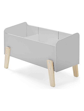 Coffre à jouets 80x39x48 menthe en bois