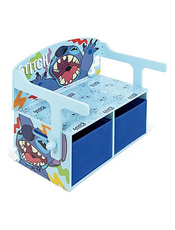 Coffre à Jouets, Banc et bureau 3 en 1 - Lilo & Stitch