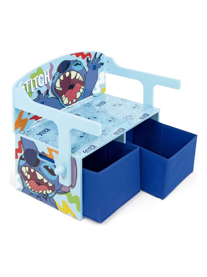 Coffre à Jouets, Banc et bureau 3 en 1 - Lilo & Stitch Multicolore - Kiabi