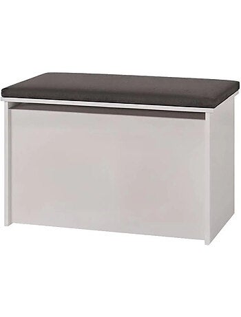 Coffre à jouets Daria - assise graphite
