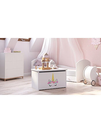 Coffre à jouets Daria - Corne de licorne